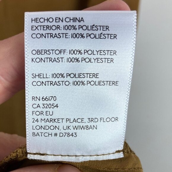 Urban Outfitters 90s Retro Brown High Low Dress Size Small Sparkle Fade Bohemian - Picture 8 of 8